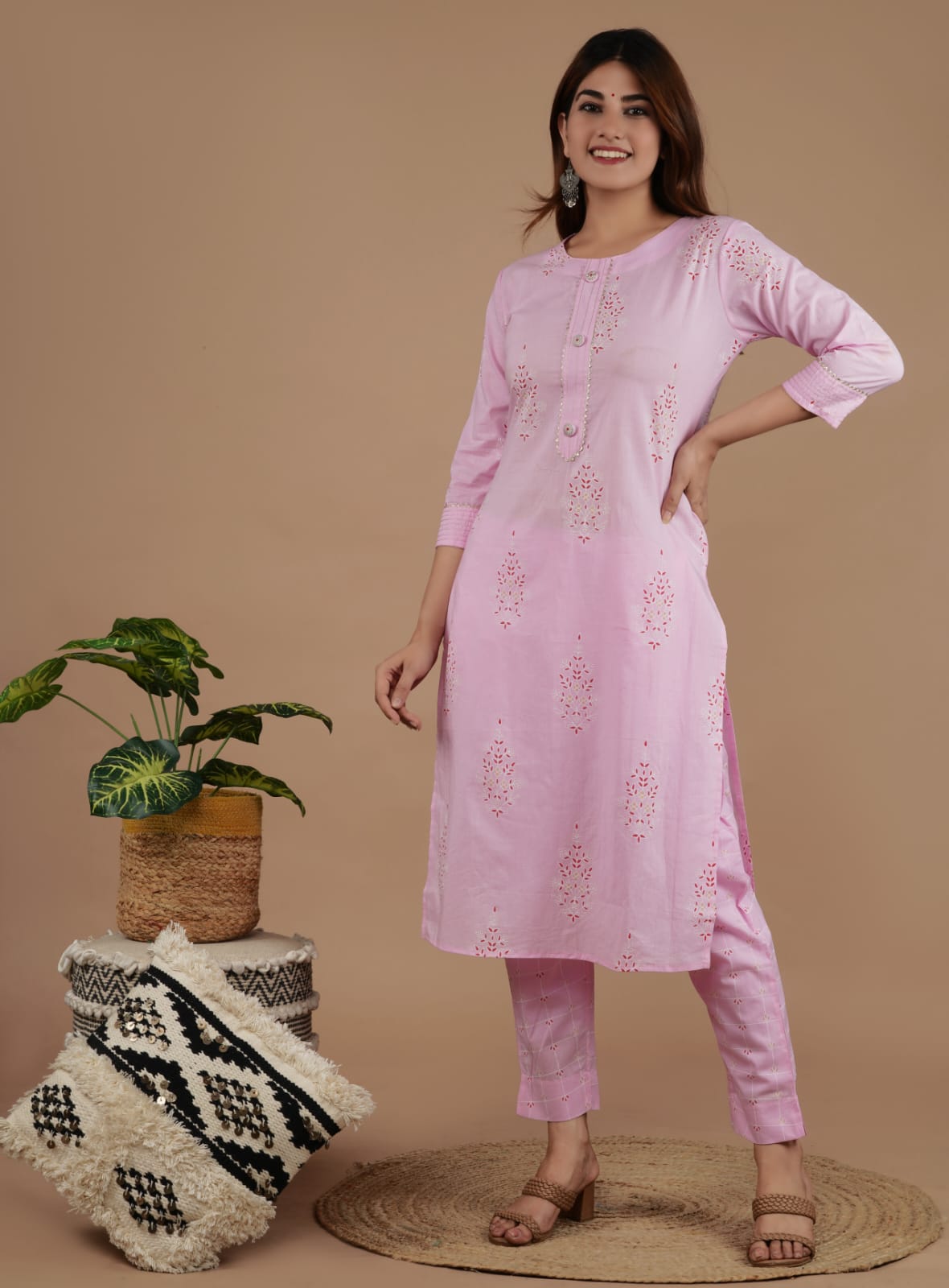 FEMEZONE Women Indigo Cotton Kurti Pant Set M JioMart #28 FEMEZONE Women Indigo Cotton Kurti Pant Set M JioMart